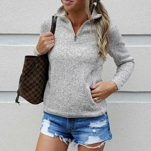 Thread & Supply quarter zip pullover